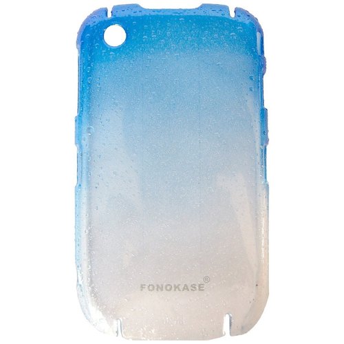 Fonokase Rain Back Case for Blackberry 8520 (Blue)