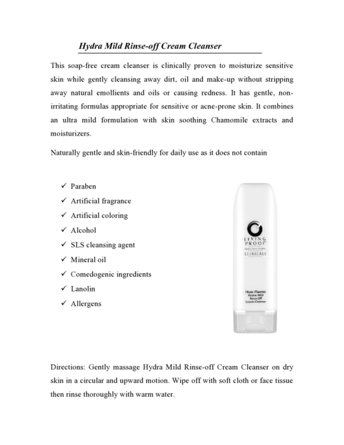 Living Proof Rinse Off Cream Cleanser 150ml Product Write Up (Page 2)