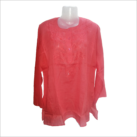 Chikan Short Kurtis