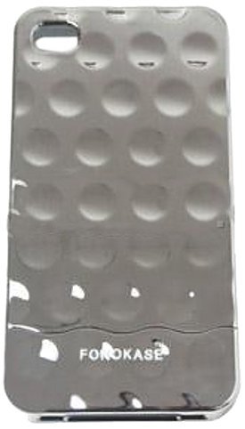 Fonokase Pebble Case for iPhone 4 (Silver)