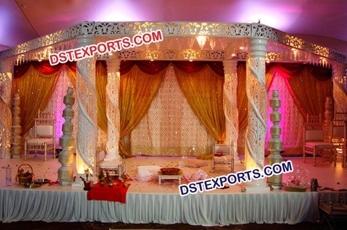 Indian Wedding Fiber Crystal Mandap