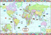 World Political Map Dimensions: 70 X 100  Centimeter (cm)