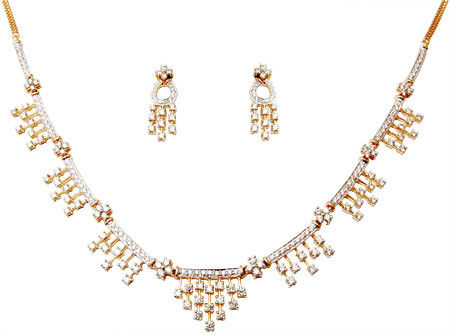 Gold Indian Diamond Necklace Sets