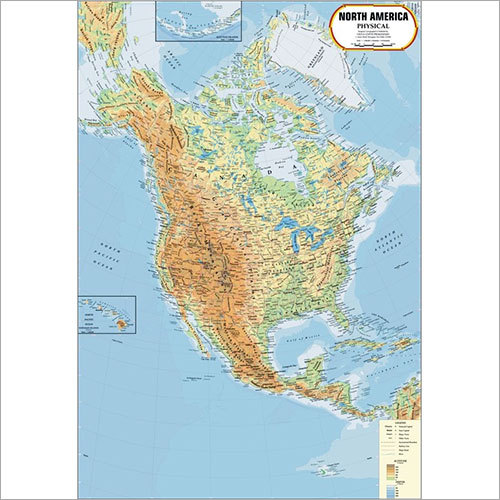 North America Physical Map