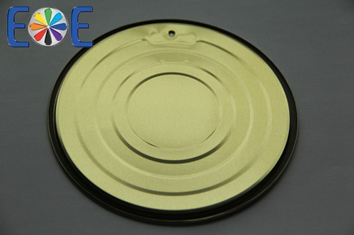 Aluminum Milk Powder Easy Open Caps - 164mm OD, 153.4mm ID, Countersink 2mm, Compressive Strength 0.10mm | Easy Open, Tamper Evident, Leakproof, Lightweight, Reclosable