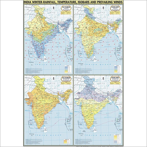 India Winter Map