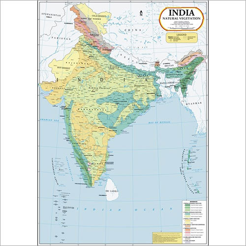 India Natural Vegetation Map