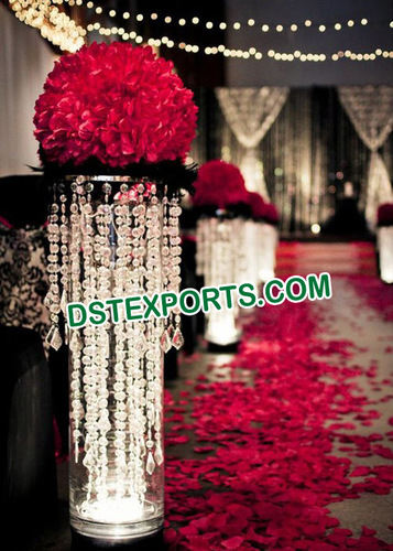 New Crystal Pillars With Flower