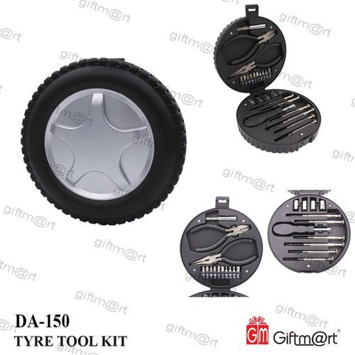 Black Tyre Tool Kit Set