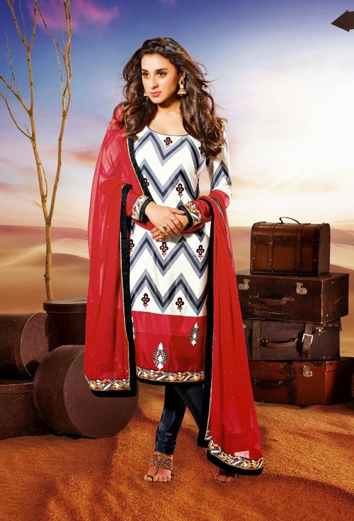 Crepe Salwar Kameez Online