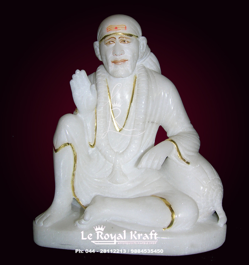 Sai Baba Marble Statues