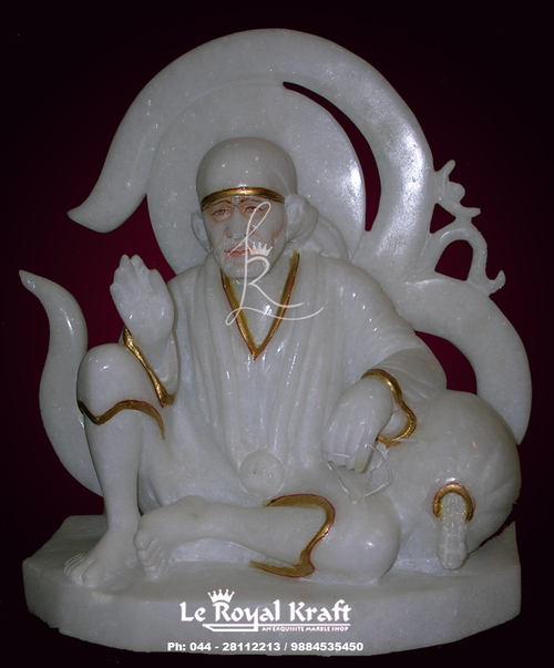 Marble Shirdi Sai Idol