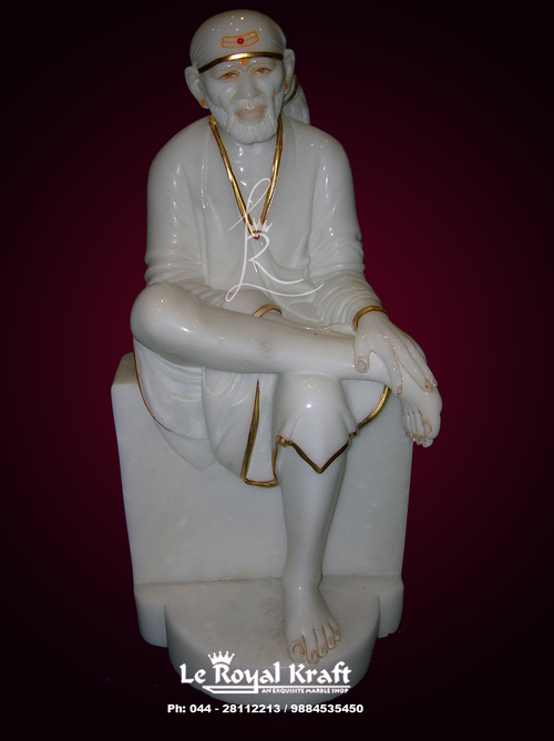 Sai Baba Marble Idol