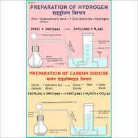 Preparation of Hydrogen & Carbon Dioxide Chart