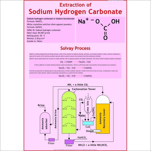 Mfg. Of Sodium Hydrogen Carbonate Chart Dimensions: 70 X 100 Centimeter (Cm)