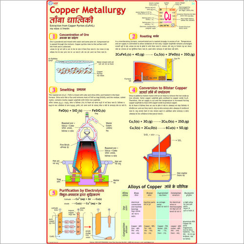 Copper & It'S Alloys Chart Dimensions: 70 X 100  Centimeter (Cm)