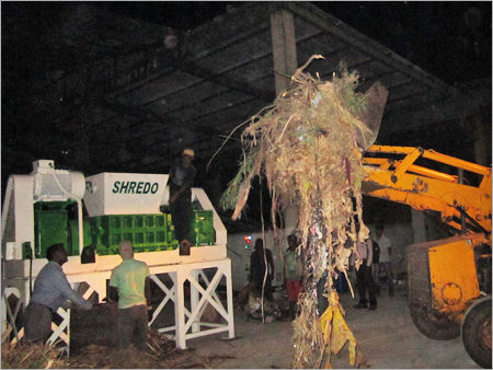 Municipal Solid Waste Shredder