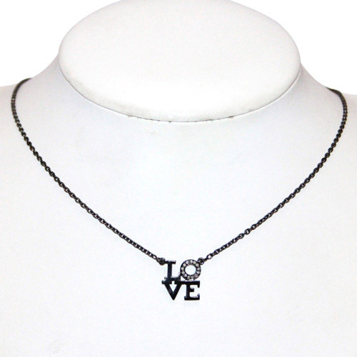 Diamond Sterling Silver Necklace