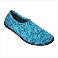 Ladies Leather Footwear - Leather, Multiple Sizes, Blue | Slip-on, Lightweight, Breathable, Flexible Rubber Sole