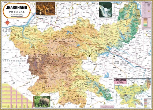 Jharkhand Physical Map