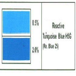 REACTIVE TURQUOISE BLUE H5G DYES (BLUE 25)