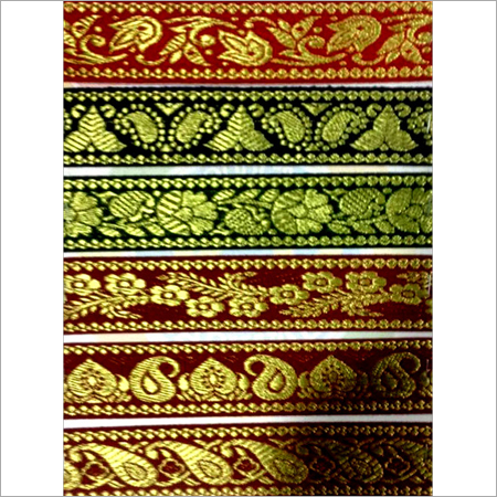 Metallic Zari Jacquard Laces