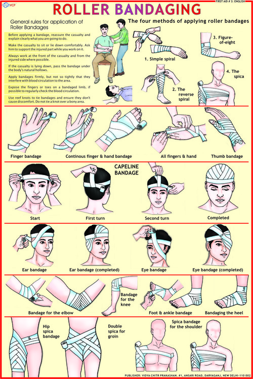 Roller Bandages Chart