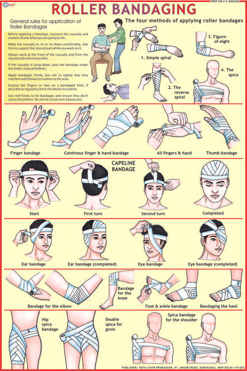 Roller Bandages Chart