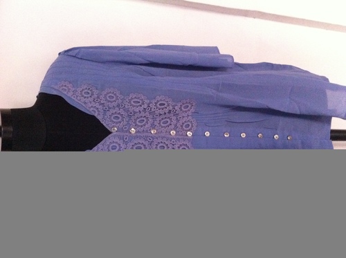 ladies sample-0783.JPG - Cotton, Medium, Blue | Soft Fabric, Elegant Design, Comfortable Fit, Durable Material, Stylish Look, 50cm Length, 40cm Width