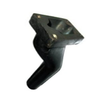 SILENCER BRACKET N/M - Steel 10x5x3 cm Powder Coated | Secure Mounting Noise Reduction Vibration Dampening