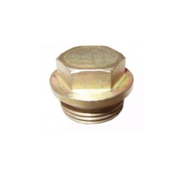 OIL PUMP PLUG - Brass 16x10mm M12x1.5 Thread | Zinc Plated Leak-Proof Corrosion Resistant