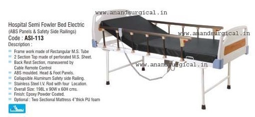 Hospital Semi Fowler Bed Electric 