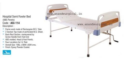 Hospital Semi Fowler Bed Electric (ABS Panels)