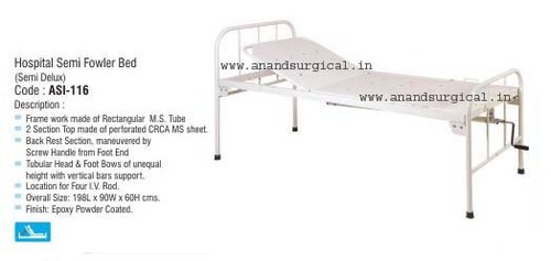 Hospital Semi Fowler Bed Electric (Semi Delux)