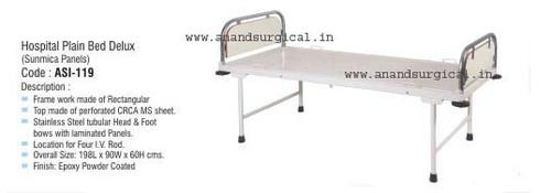Hospital Plain Bed Delux (Sunmica Panels)
