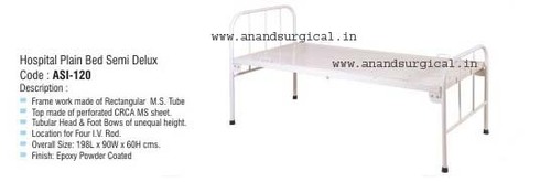Hospital Plain Bed Semi Delux