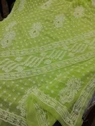 Hand Embroidered Chikan Sarees