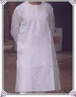 Mens Embroidered Cotton Kurta