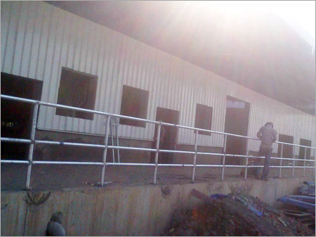 Industrial Galvanized Iron Railings