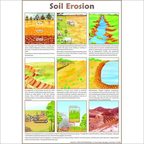 Soil Conservation Chart Dimensions: 70 X 100 Centimeter (Cm)