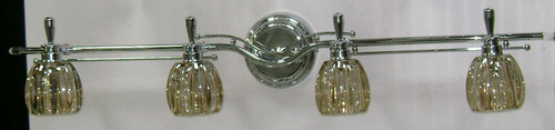 Mirror/Dressing Light - Metal & Glass, 40x20 cm, 3000K, 12W LED, Energy Efficient, Easy Install