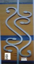 Wrought Iron Railings - Wrought Iron, 60-120 Cm Height, Silver | Elegant Design, Durable Material, Corrosion Resistant, Customizable Sizes, Smooth Finish