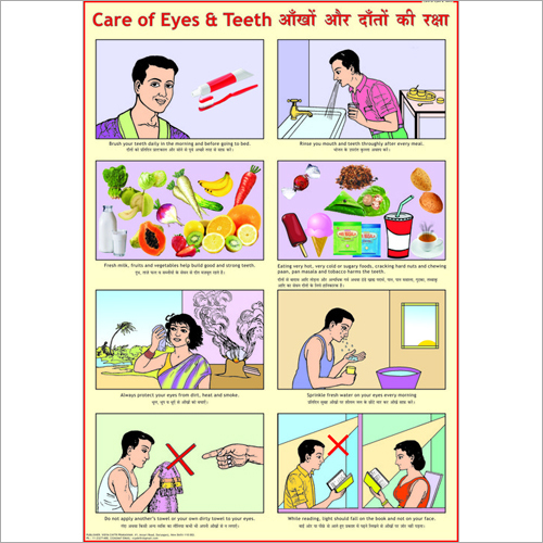 Eyes & Teeth Caring Chart