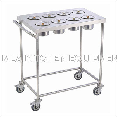 Stainless Steel Service Trolley