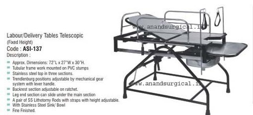 Labour/ Delivery Tables Telescopic