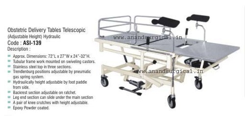 Obstetric Delivery Tables Telescopic