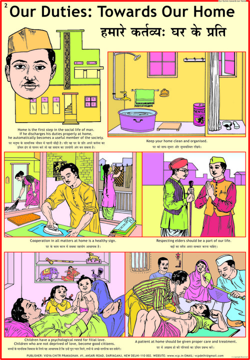 Duties Towards Home & Family Chart