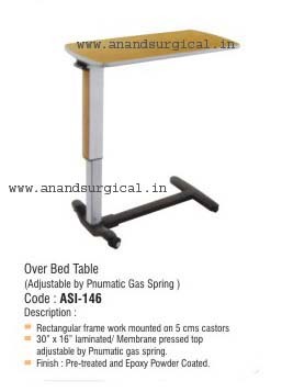 Over Bed Table (Adjustable by pneumatic gas spring)
