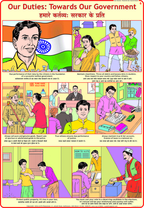 Duties Towards Our Government Chart