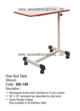 Over Bed Table (Manual)